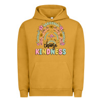 Pigment Peanut Butter choose kindness Urban Hoodie - MaliasSmallBusiness