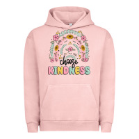 Pigment Salmon choose kindness Urban Hoodie - MaliasSmallBusiness