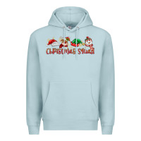 Blue Mist christmas squad Premium Hoodie - MaliasSmallBusiness