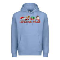 Colony Blue christmas squad Premium Hoodie - MaliasSmallBusiness