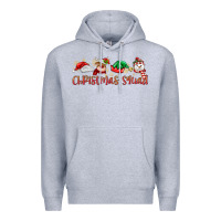 Heather Grey christmas squad Premium Hoodie - MaliasSmallBusiness