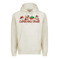 Oatmeal Heather christmas squad Premium Hoodie - MaliasSmallBusiness