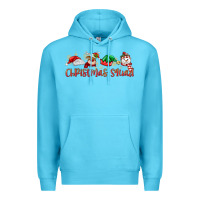 Ocean Blue christmas squad Premium Hoodie - MaliasSmallBusiness