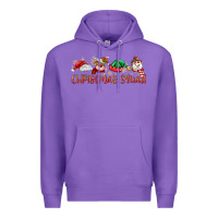 Purple christmas squad Premium Hoodie - MaliasSmallBusiness
