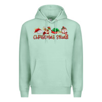Seafoam christmas squad Premium Hoodie - MaliasSmallBusiness