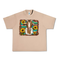 Burro goat daisy sunflowers leopard serape glitter Urban Heavy Tee - Artiststas