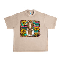 French Oak goat daisy sunflowers leopard serape glitter Urban Heavy Tee - Artiststas