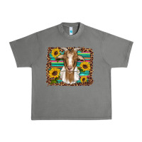 Tornado goat daisy sunflowers leopard serape glitter Urban Heavy Tee - Artiststas