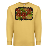 Antique Gold christmas champagne background Premium Sweatshirt - BundleAndBundleShop