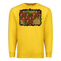 Lemon christmas champagne background Premium Sweatshirt - BundleAndBundleShop