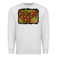 Oatmeal Heather christmas champagne background Premium Sweatshirt - BundleAndBundleShop