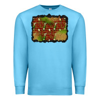 Ocean Blue christmas champagne background Premium Sweatshirt - BundleAndBundleShop