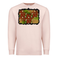 Pale Pink christmas champagne background Premium Sweatshirt - BundleAndBundleShop