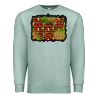 Seafoam christmas champagne background Premium Sweatshirt - BundleAndBundleShop