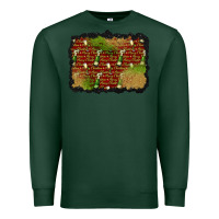 Sports Green christmas champagne background Premium Sweatshirt - BundleAndBundleShop