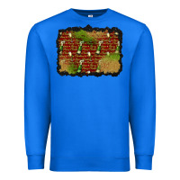 True Royal christmas champagne background Premium Sweatshirt - BundleAndBundleShop