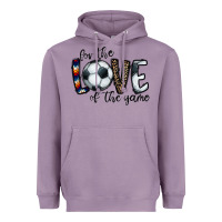 Lavender for the love of the game socer Heavyweight Hoodie - CowhideDigitalArt