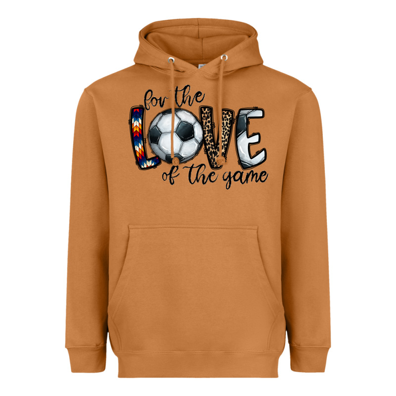 For The Love Of The Game Socer Heavyweight Hoodie by CowhideDigitalArt | Teevron