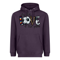 Plum for the love of the game socer Heavyweight Hoodie - CowhideDigitalArt