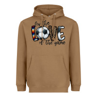 Toasted Coconut for the love of the game socer Heavyweight Hoodie - CowhideDigitalArt