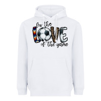 White for the love of the game socer Heavyweight Hoodie - CowhideDigitalArt