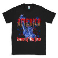 Black America home of the free Classic Tee - texasbilliewilder