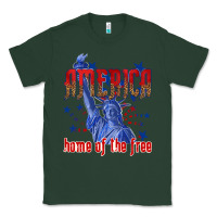 Sports Green America home of the free Classic Tee - texasbilliewilder