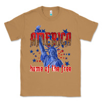 Toasted Coconut America home of the free Classic Tee - texasbilliewilder