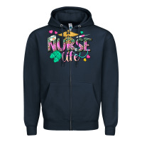 Navy nurse life Zipper Hoodie - texasbilliewilder