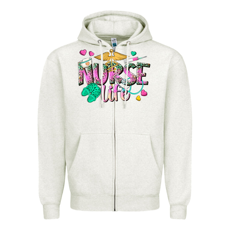 Nurse Life Zipper Hoodie by texasbilliewilder | Teevron