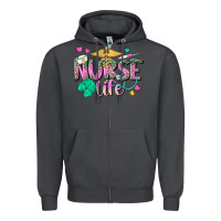 Smoke nurse life Zipper Hoodie - texasbilliewilder