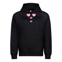 Black bunny face easter Urban Hoodie - MaliasSmallBusiness