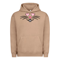 Pigment Burro bunny face easter Urban Hoodie - MaliasSmallBusiness