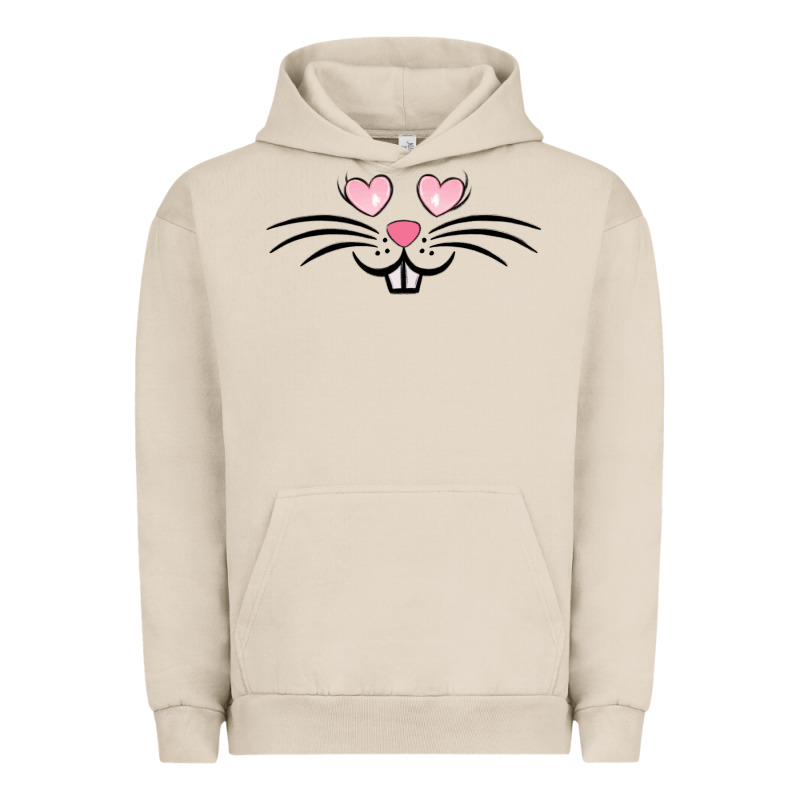 Bunny Face Easter Urban Hoodie by MaliasSmallBusiness | Teevron