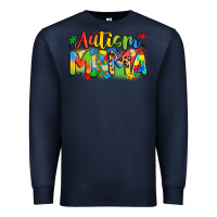 Navy autism mama Premium Sweatshirt - Artiststas