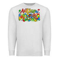 Oatmeal Heather autism mama Premium Sweatshirt - Artiststas