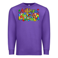 Purple autism mama Premium Sweatshirt - Artiststas
