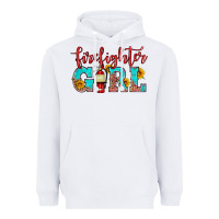 White firefighter son girl Heavyweight Hoodie - HRA Design Shop
