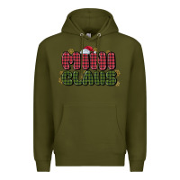Army Green mini claus Premium Hoodie - MaliasSmallBusiness