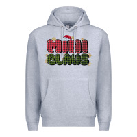 Heather Grey mini claus Premium Hoodie - MaliasSmallBusiness