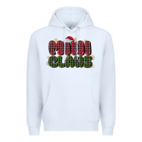 White mini claus Premium Hoodie - MaliasSmallBusiness