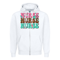 White nurse nurse nurse Zipper Hoodie - texasbilliewilder