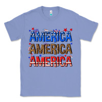 Colony Blue America america america fourth of july Classic Tee - texasbilliewilder