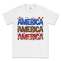 White America america america fourth of july Classic Tee - texasbilliewilder