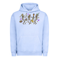 Pigment Grape Ice dancing skeletons mardi gras Urban Hoodie - MaliasSmallBusiness