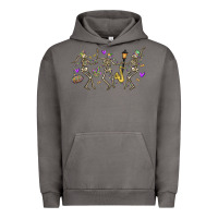 Pigment Tornado dancing skeletons mardi gras Urban Hoodie - MaliasSmallBusiness