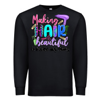 Black making hair beautiful is kinda my thing Premium Sweatshirt - Artiststas