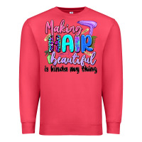 Cardinal making hair beautiful is kinda my thing Premium Sweatshirt - Artiststas