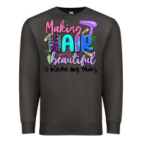 Smoke making hair beautiful is kinda my thing Premium Sweatshirt - Artiststas