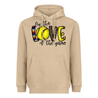 Mushroom for the love of the game softball Heavyweight Hoodie - CowhideDigitalArt